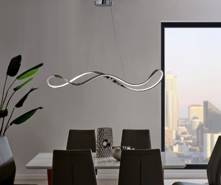 Xiamen LED Adjustable Chandelier Chrome