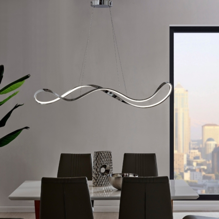 Xiamen LED Adjustable Chandelier Chrome
